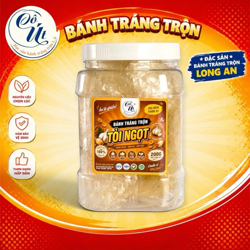 Bánh Tráng Trộn Cô Út Vị Muối Tôm Khô 285g - Bánh Tráng Long An - Dai Mềm Thấm…