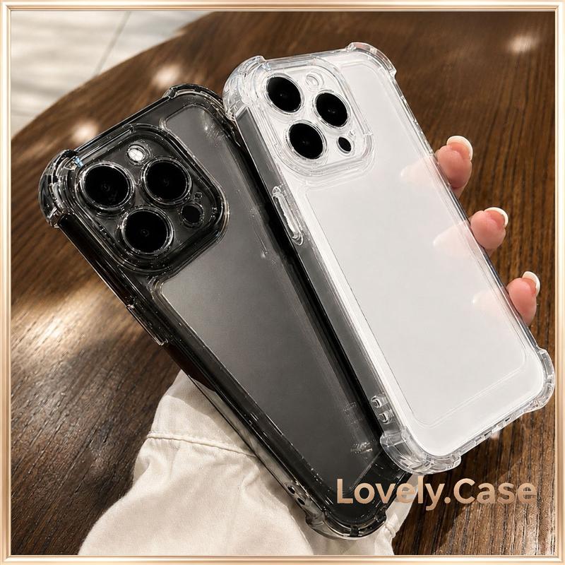 Ốp Lưng iPhone TPU Silicon Mềm 4 Góc Cao Cấp, Chống Sốc, Bảo Vệ Camera - iP 6/7/8/Plus/X/XS/11/12/13/14/15/16/17/18Pro/Max