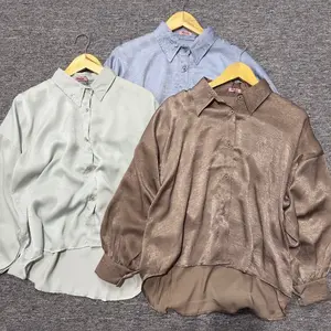 Kemeja Santorini Atasan Wanita Oversized Premium Shimmer top