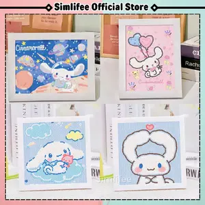 Mainan Anak Diy Diamond Sticker Painting Edukasi Bingkai Diamond Painting 1set Kreatif Lotso + Bingkai / Berlian Painting DIY Cartoon