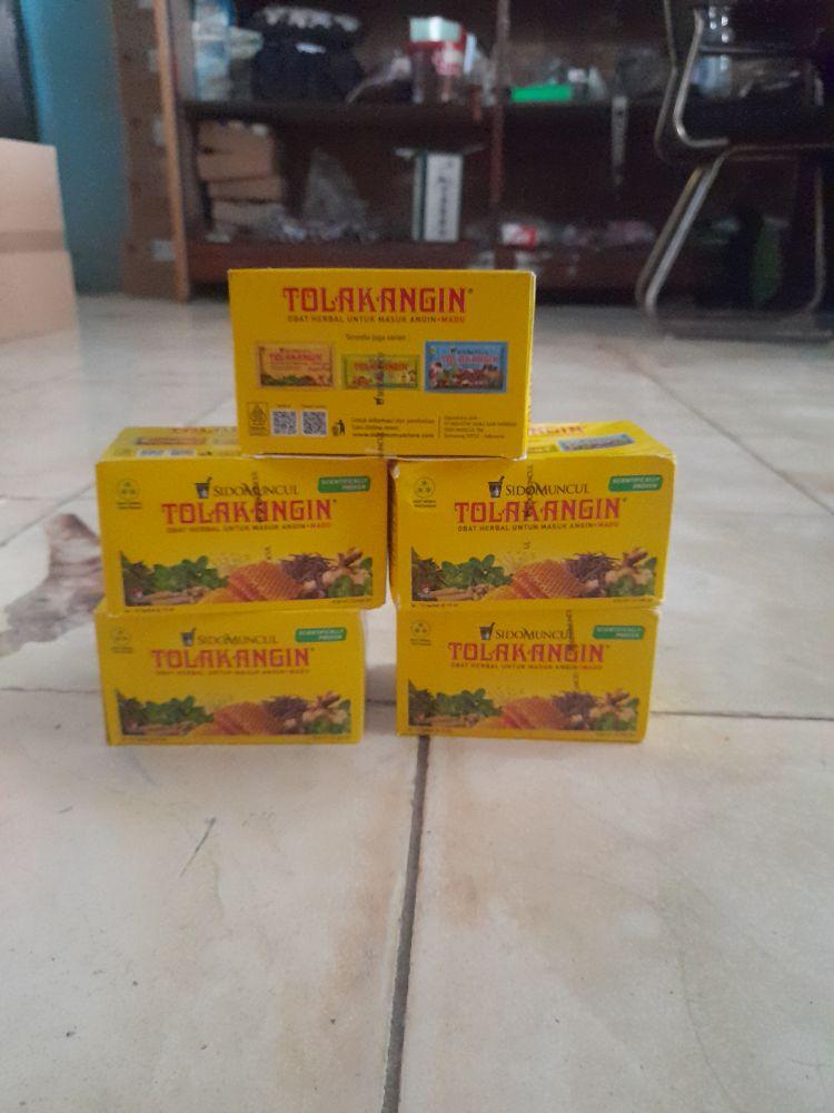 Tolak angin Herbal+Madu Sido Muncul 5box isi (12 sachet X 5 box)
