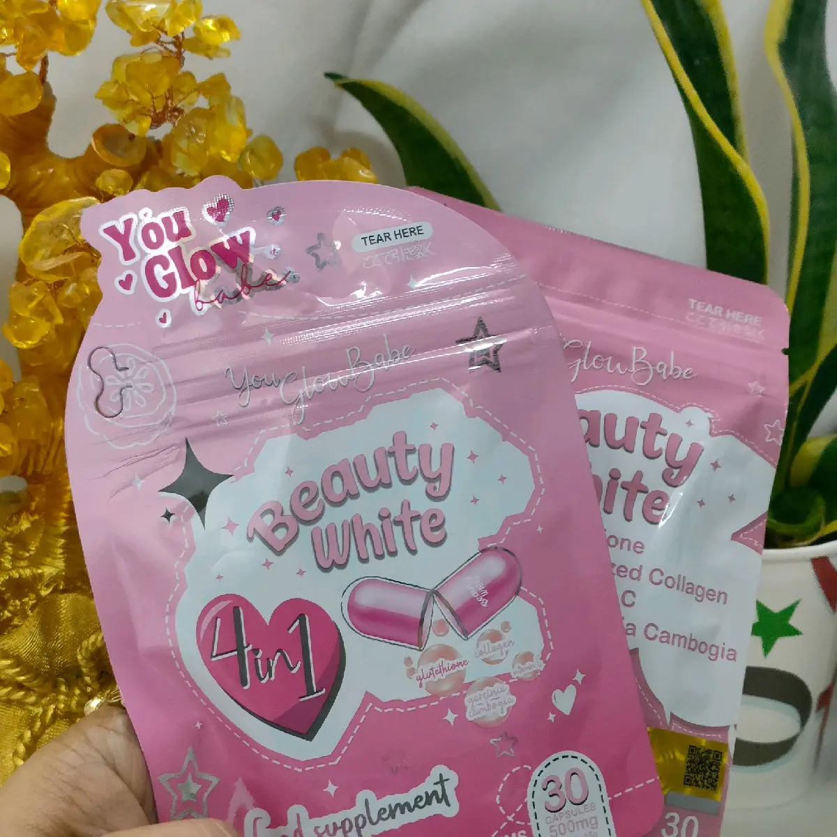beauty white gluta collagen vitamin garcinia cambogie.