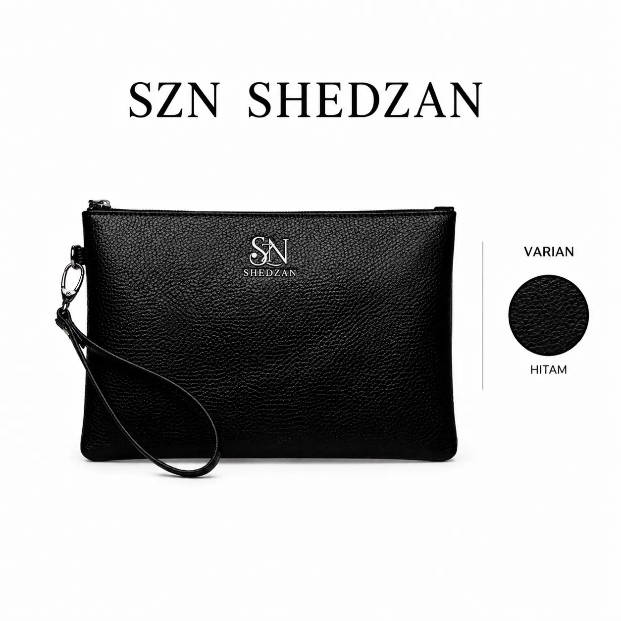PH001 Handbag PU Leather / Clutch Dompet Polos / Tas Penyimpanan / Pouch / Shedzan.ID Kulit