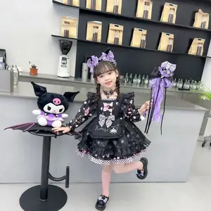 READY READY KOSTUM GAUN LADY KUROMI DRESS ULANG TAHUN GAUN PESTA ANAK SANRIO KOSTUM HALOWEEN COSTUM KUROMI