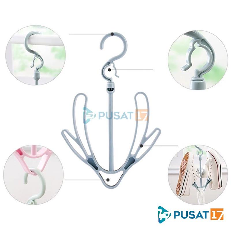 HANGER SEPATU / GANTUNGAN SEPATU SANDAL / HANGER PAKAIAN / SHOE HANGER PVC 1