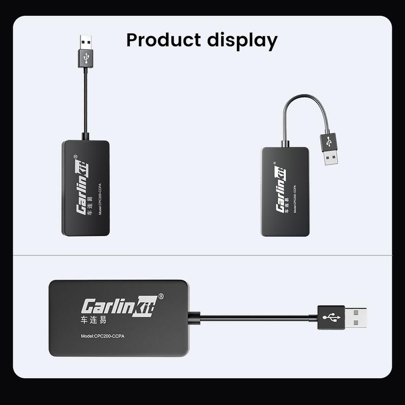 Product Introduction of CarlinKit CCPA Wireless CarPlay AI Box Wireless Android Auto USB Dongle Mirrorlink Bluetooth Auto Connect For Android Car Radio 23