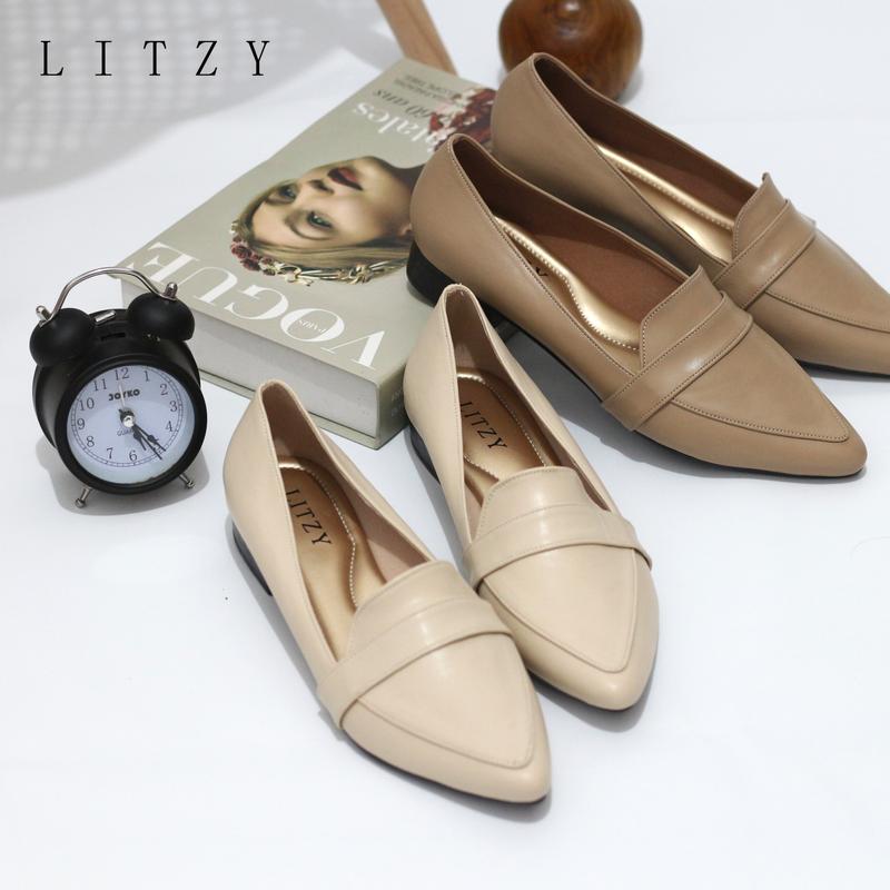 Product Introduction of Sepatu Kerja Wanita Casual Loafer LITZY Sisilia - Sol Non Slip dan Kulit Sintetis Premium - Sneakers, Shoes 29