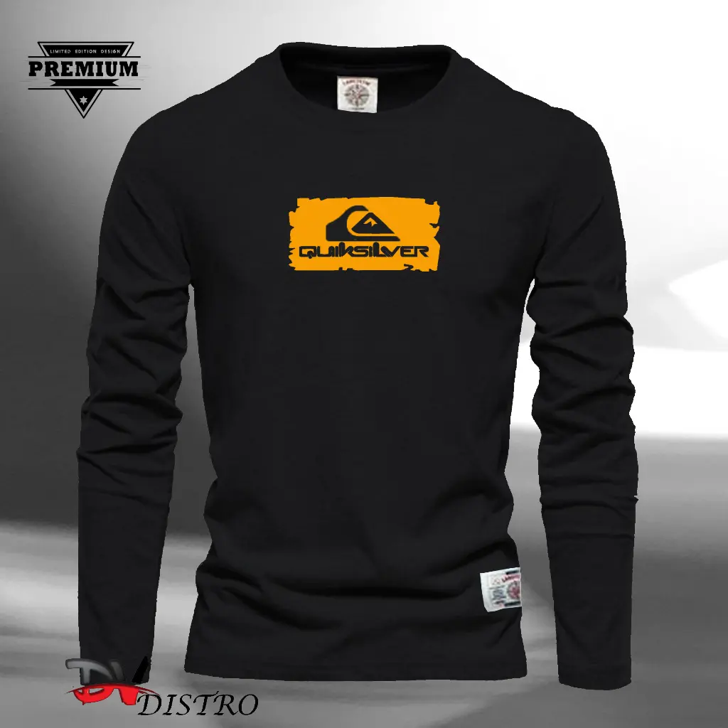 Promo Kaos Keren Lengan Panjang Quiksilver Blok Text Gold Kaos Tangan Panjang / Kaos Distro Tangan Panjang Terbaru 2023 / Baju pria Tangan Panjang / Kaos Distro Unisex Pria Wanita Tangan Panjang / Kaos wanita pria terlaris / Kaos dewasa