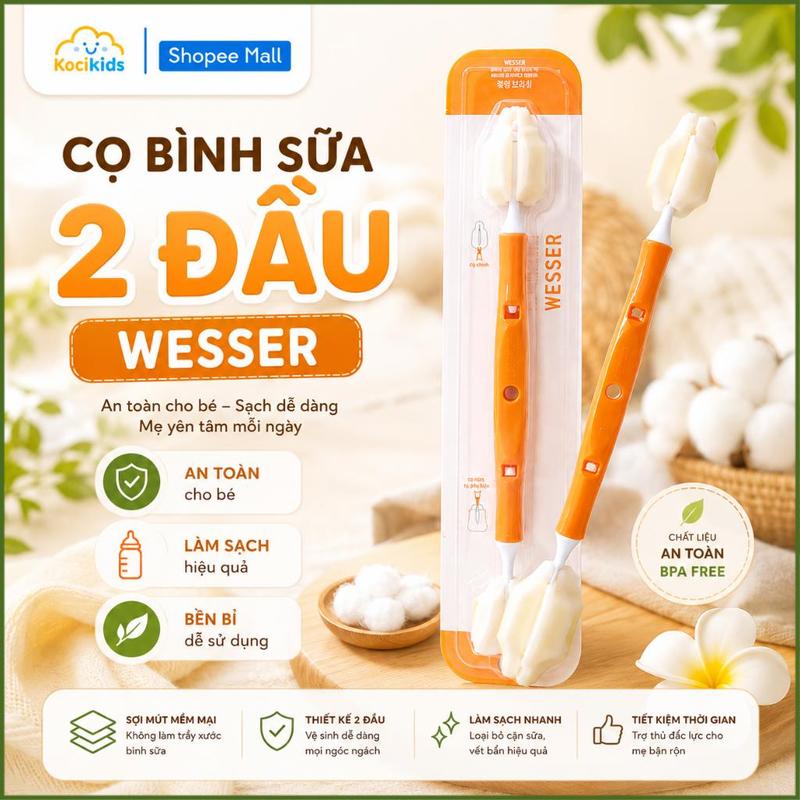 bán chạy nhất Cọ Rửa vệ Sinh Bình Sữa Đa Năng WESSER chính hãng