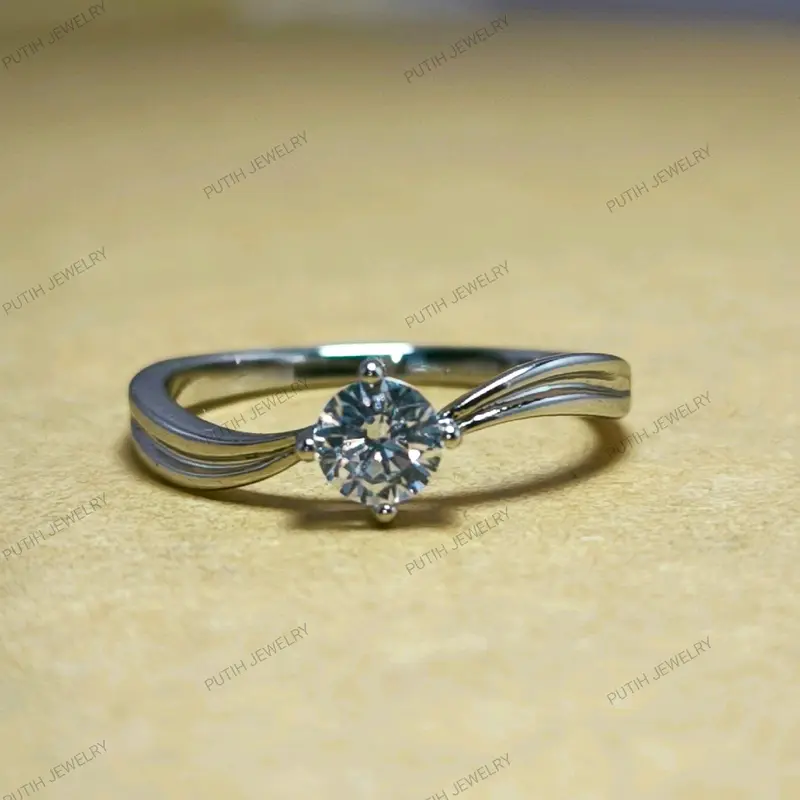 Cincin Solitaire Body Safary Model Daily dari Putih Jewelry Shop - Simple & Elegant 2
