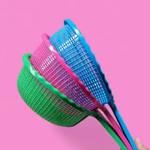 Starling Saringan Mie [3pcs & 6pcs] Warna-warni dengan Pegangan Nyaman untuk Memasak Mie dan Sayuran