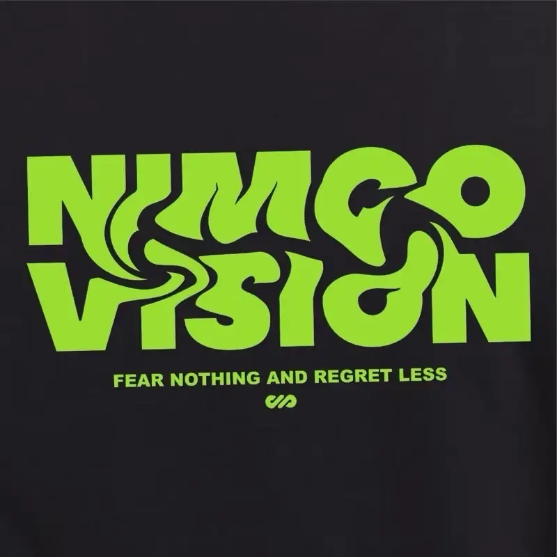 Hoodie Nimco Hitam HD007 Pria Wanita Sweater Unisex 3