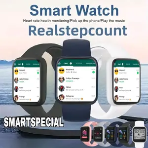 COD.. Android Jam XZ52 PRO WATCH Smartwatch Terbaru Anti Air Jam Tangan Pintar Android & IOS Bisa Ganti Wallpaper Notifikasi Sosmed Include Box Fitur Pedometer & Denyut Jantung Smart Bracelet Y68 IP67 Waterproof 1.3 inch OLED