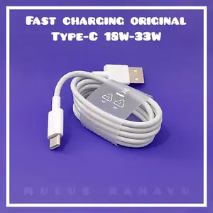 Kabel Data Viv0 Type C Original Fast Charging Bawaan Hp Y17s Y21 Y22 Y30 Y31 Y33 Y50 Y51, Cable Charger Casan Pengisian Cepat Penuh