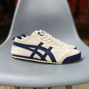 (COD) sepatu 0nitsuka tiger Casual Cream Navy pria wanita terbaru size 36-43