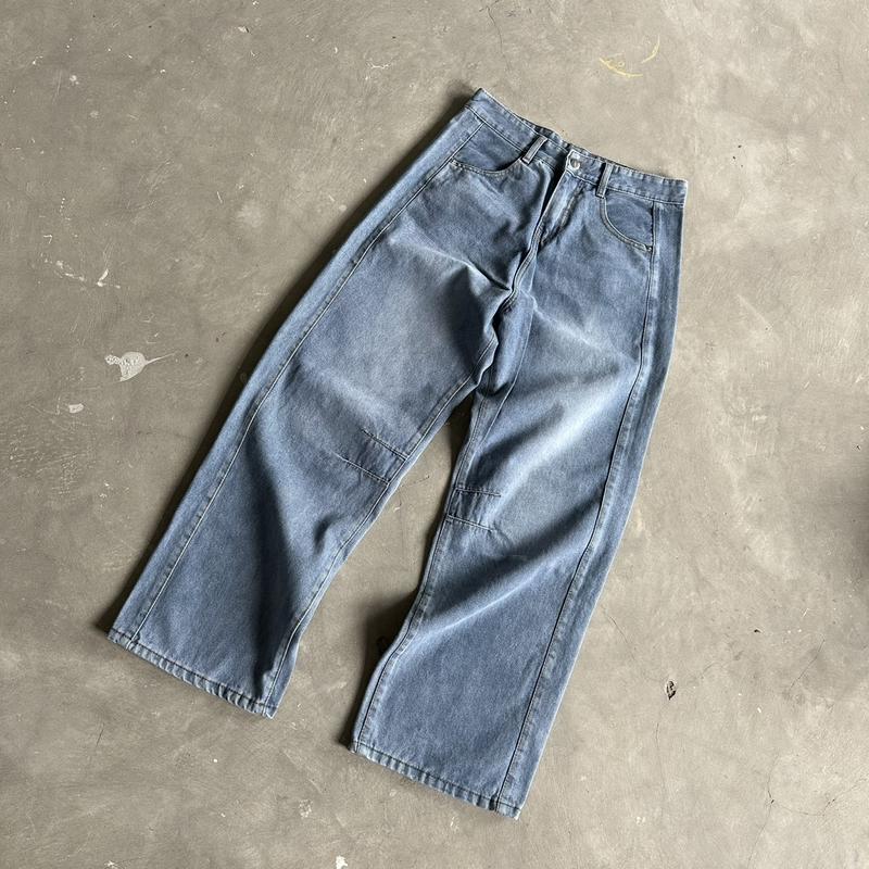 [ New Arrival ] Quần JEAN Premium 100% Cotton ỐNG RỘNG FORM SUÔNG UNISEX- Local Brand THE SLICK WAY UNISEX