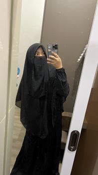 Product Review of {SET CADAR} JILBAB SYAR'I SEGI EMPAT INSTAN JUMBO PREMIUM | TUDUNG HAFIZAH Bisnis Pad Muslim Layer Doll Ceruty Sifon Kerudung from p**i c**k 0