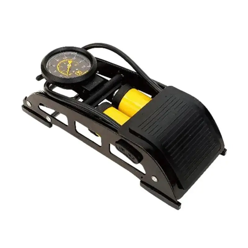 Pompa Ban Motor Mobil Injak 160 Psi Pump Sepeda Pentil Besar Kecil Bola Ban doble tabung 1