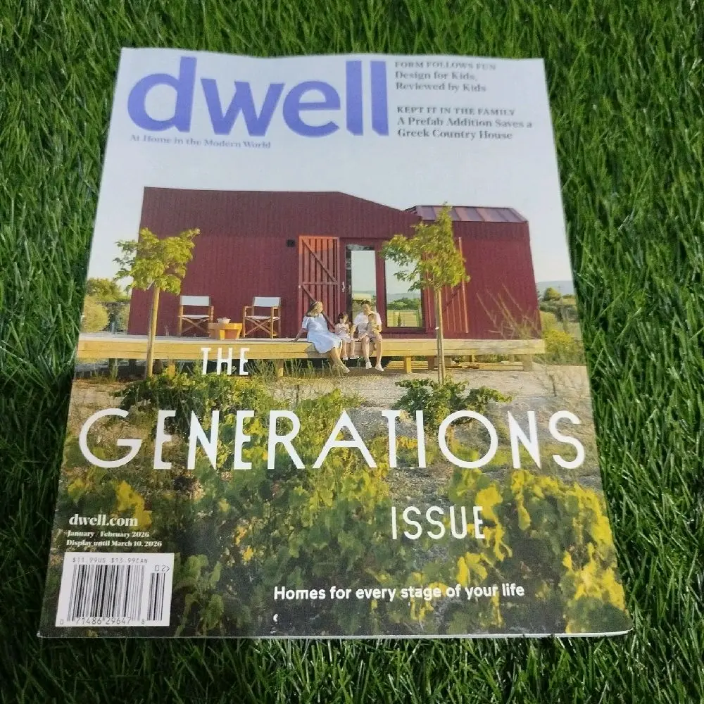 Majalah Dwell Edisi January Febuary 2026 THE GENERATIONS ISSUE