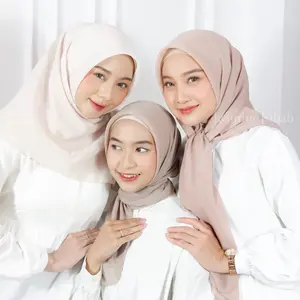 JasmineJilbab- Paris Jadul 45WARNA Terlengkap Square Segiempat Hijab Premium  Kerudung Basic