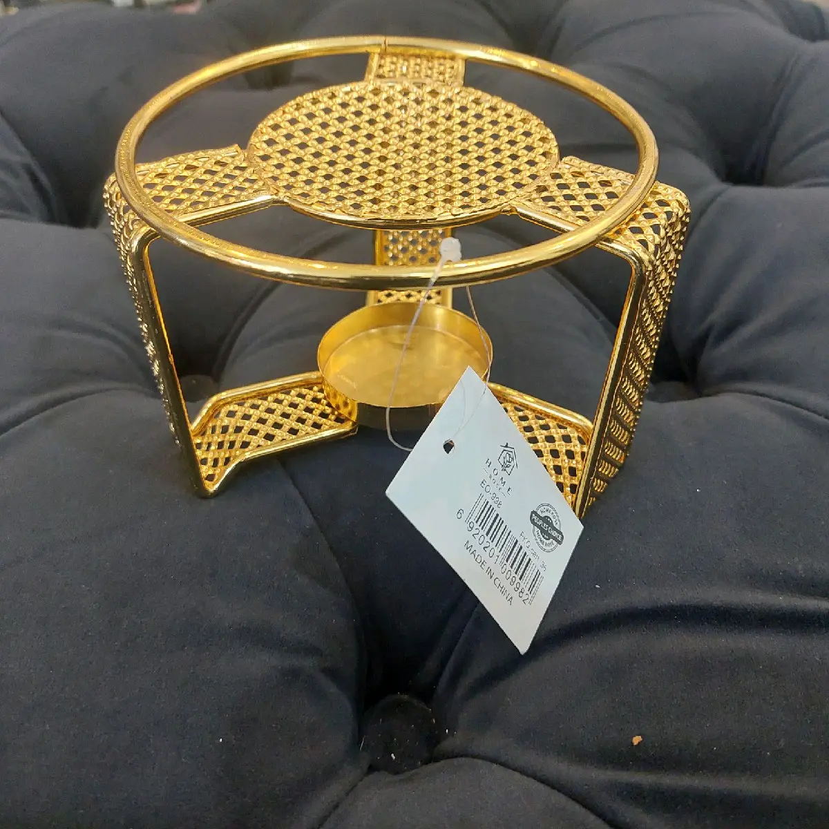 stand bulat untuk pemanas teko gold