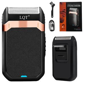 Rasuradora Profesional para Hombre, Rasuradora Eléctrica Portátil con Cable USB y Cepillo de Limpieza, Batería de Litio Recargable, Modelo M-607
