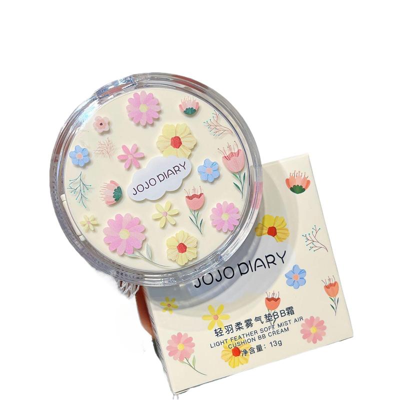  Kem Nền Đệm Sương Mềm JoJo Diary Dưỡng Ẩm Lâu Trôi Che Khuyết Điểm Phấn Phủ Mặt Trang Điểm Chống Lem Không Thấm Nước Và Chống Mồ Hôi Kem BB Cosmetic Mỹ Phẩm Women Nữ 