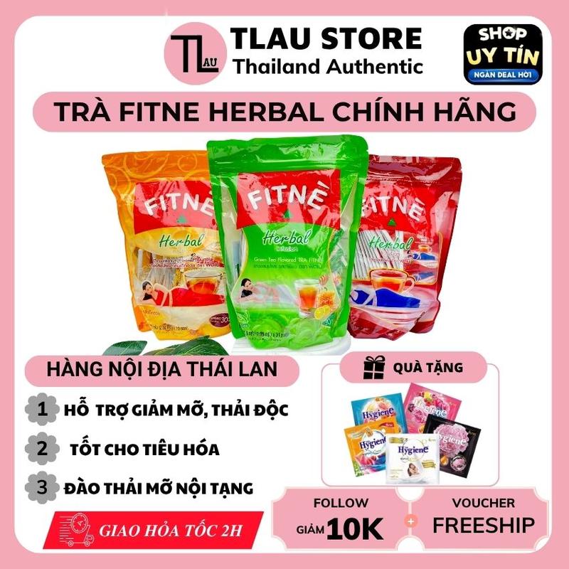 Trà Fitne Herbal Thái Lan chính hãng trà thảo mộc, trà chanh mật ong, hoa cúc