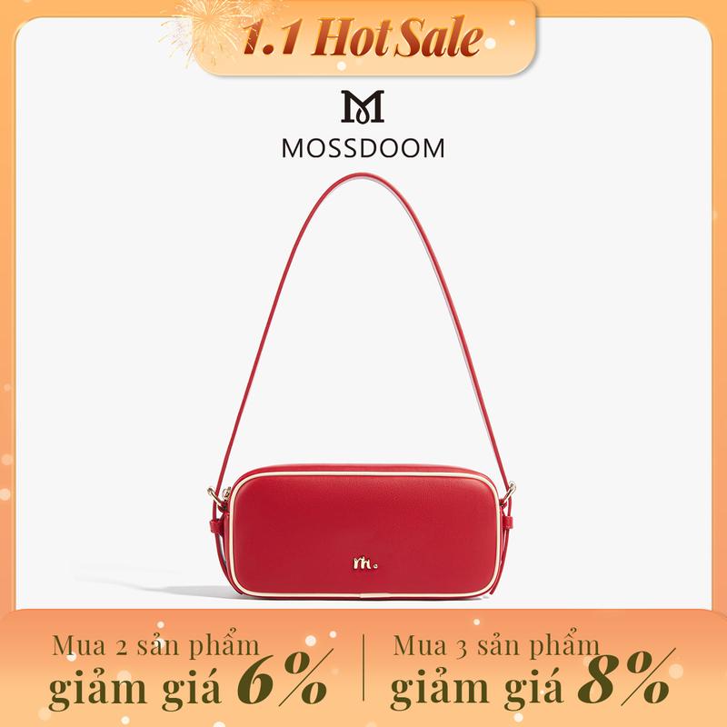 MOSSDOOM Sola Bag Retro Túi đeo vai nhiều màu Túi xách đơn giản thời trang