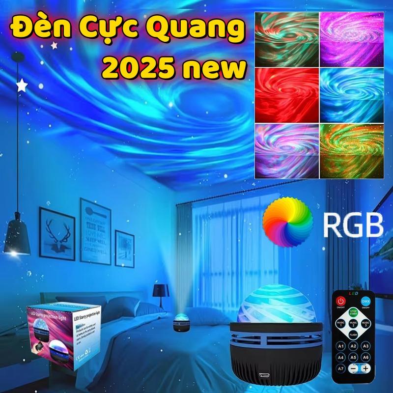  Đèn LED GALAXY Cực Quang ,Chiếu Bầu Trời Cực Quang Trang Trí Decor Phòng Ngủ Điều Khiển Từ Xa 