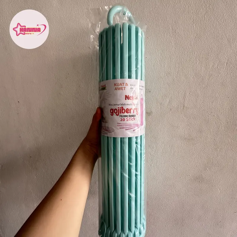 Folding stick Gijiberry Lemony 20 stick/folding 20 stick lemony/gantungan putar/gantungan putar 20 stick/jemuran baju bayi/pengering baju bayi 3