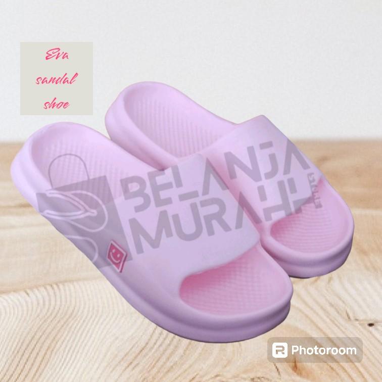 Product Introduction of Eva sandal pria / wanita slip on size 36-44 full karet / eva sendal unisex Hitam Pink Putih 7