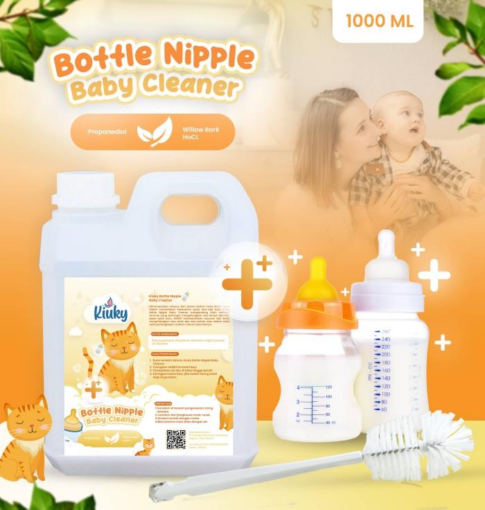W✔B5 KIUKY CLEANSER CAIRAN SABUN PEMBERSIH BOTOL DOT BAYI 1 L E♪Q4 0