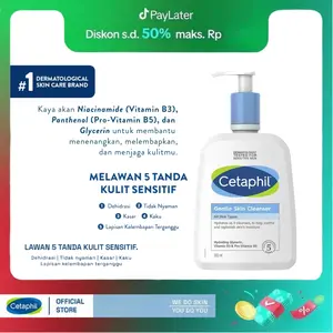 【free shipping】  Gentle Skin Cleanser 500ml Dengan Niacinamide, Glycerin Dan Panthenol Sabun Pembersih Muka Untuk Segala Jenis KulitLGPPB