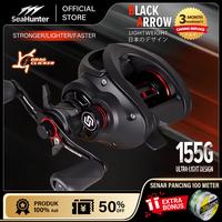 Gambar [OFFICIAL]SeaHunter Black Arrow BC Reel Pancing Baitcasting, 6+1 BB, 7.2:1 Gear Ratio, 4.5kg Max Drag, 20-level Magnetic Brake, 8pcs N35 magnet, Frame Nylon Tahan, Reel BC Laut Roda Umpan #Starfall - Kanan dari SeaHunter Tackle Store Kab. Tangerang 1 Tokopedia