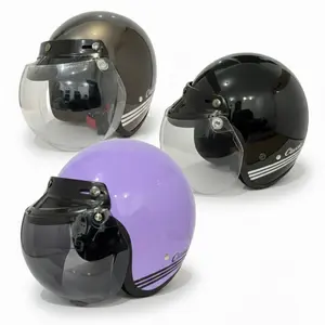 PROMO SEPECIALL Helm half face mla bogo retro full leher udah sni bisa cod untuk pria dan wanita dewasa kekinian  Motorcycle