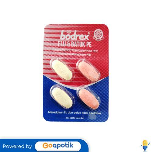 BODREX FLU DAN BATUK TIDAK BERDAHAK PE STRIP 4 KAPLET