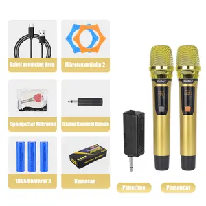 Tanpa Kabel Mikrofon Bisa di，Handheld UHF Mikrofon Nirkabelisi Ulang mikrofon nirkabelisi ulang