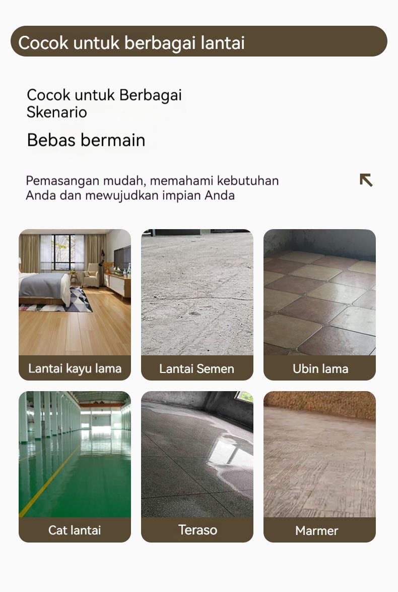 【​​Pengiriman hari ini​​​​】Ketebalan 1.0 mm Karpet Lantai Motif Kayu / Karpet Lantai Roll Vinyl Roll/ Vinyl Gulung Panjang Dekorasi Lantai Motif Kayu Anti-Slip Mudah Bersih /Bertekstur Emboss 2MX5M 2MX10M 2MX25M