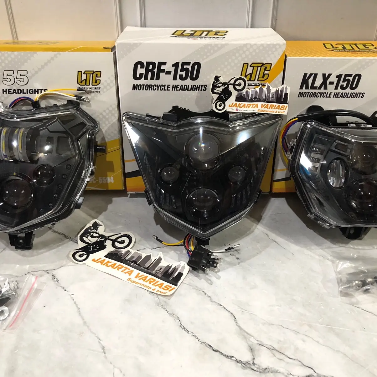 ￼Headlamp LTC Scarlet Lampu Depan Headlamp Daymaker KLX CRF WR 150 155