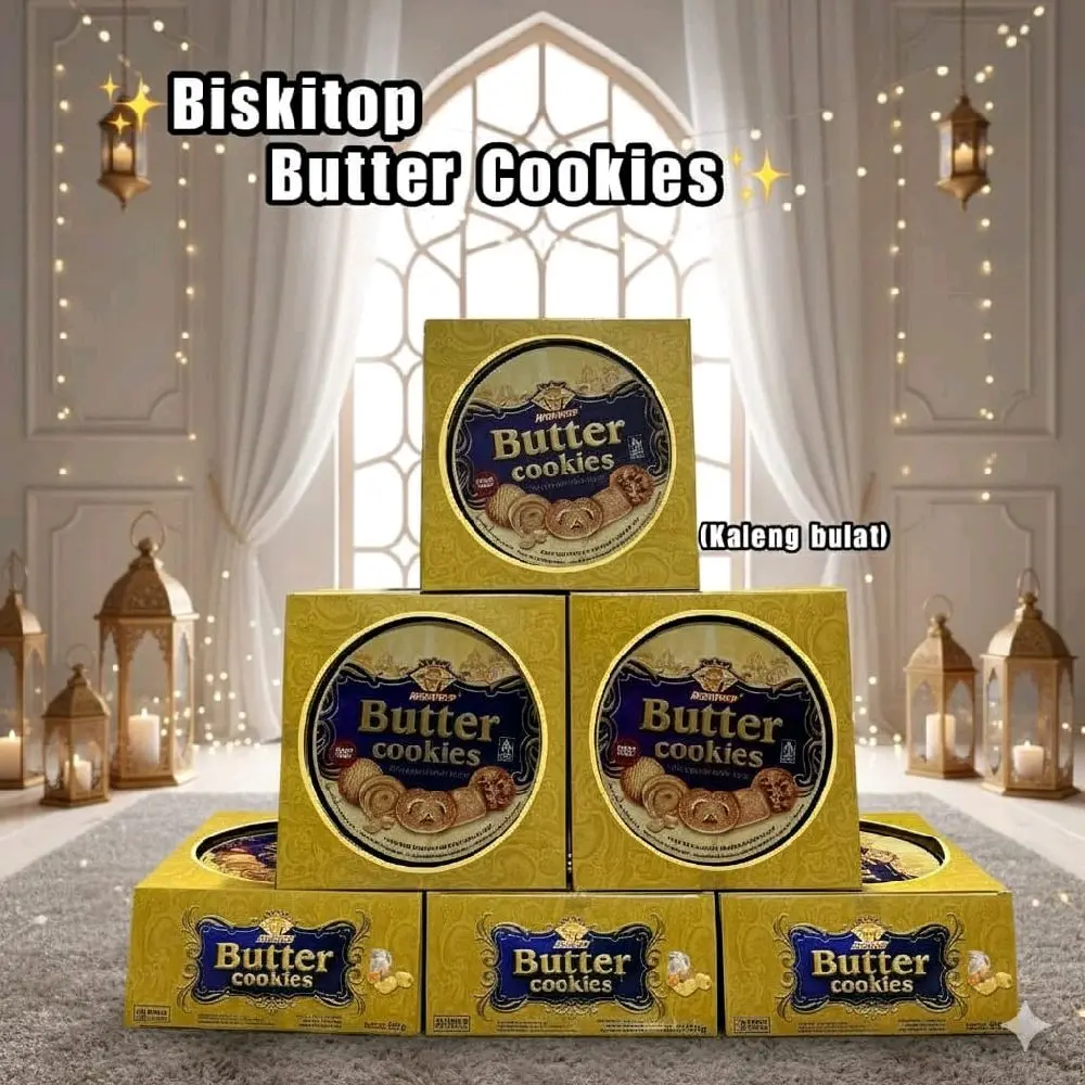 10.BISKITOP BUTTER COOKIES ISI 6