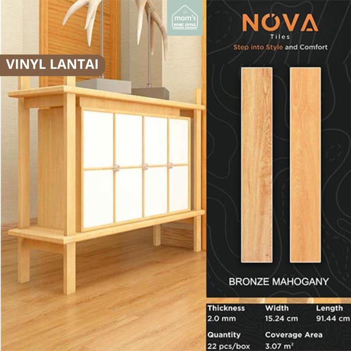 Jual VINYL LANTAI NOVA 2MM WOOD SERIES & STONE SERIES - MANDALA OAK ...