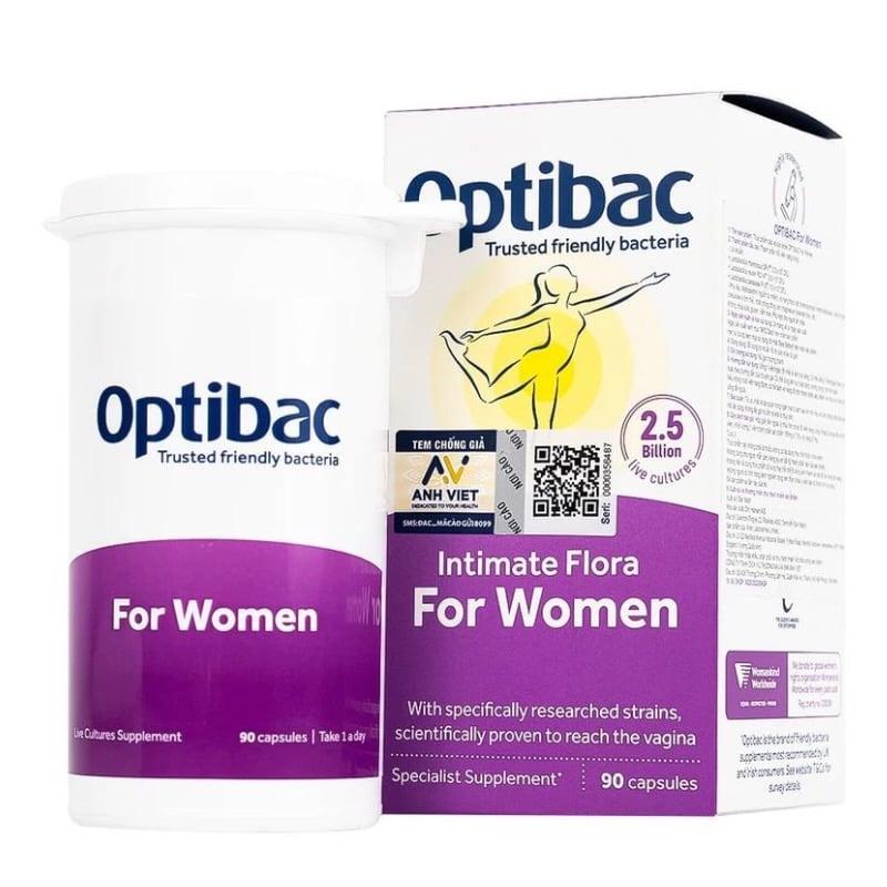  Men vi sinh Optibac tím Optibac for women  90 viên  
