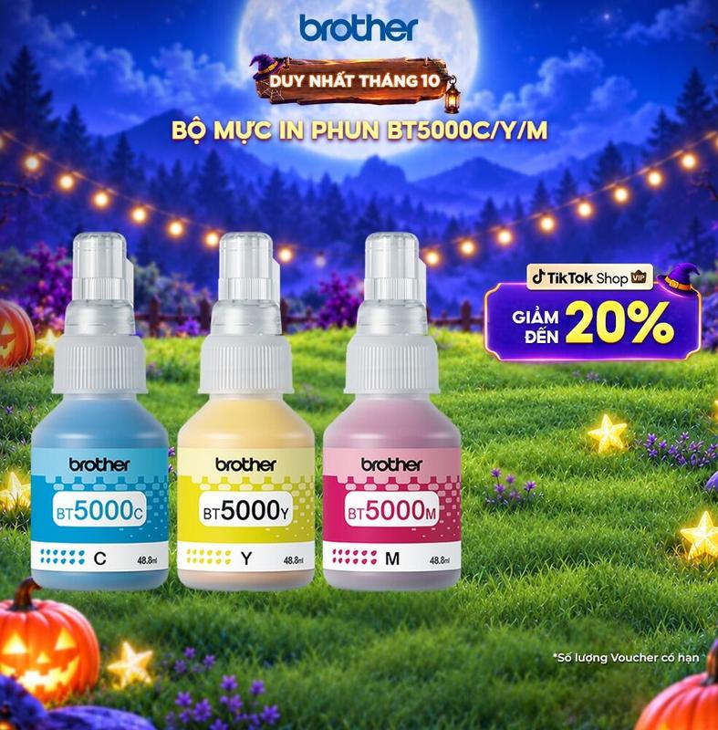 Bộ mực in phun Brother BT5000C/Y/M