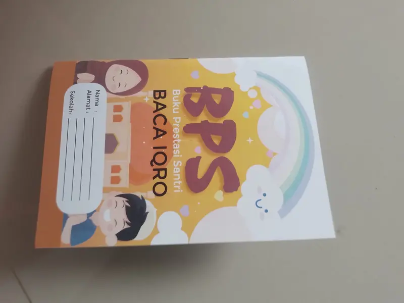 BPS Buku Prestasi Santri Baca Iqro 0