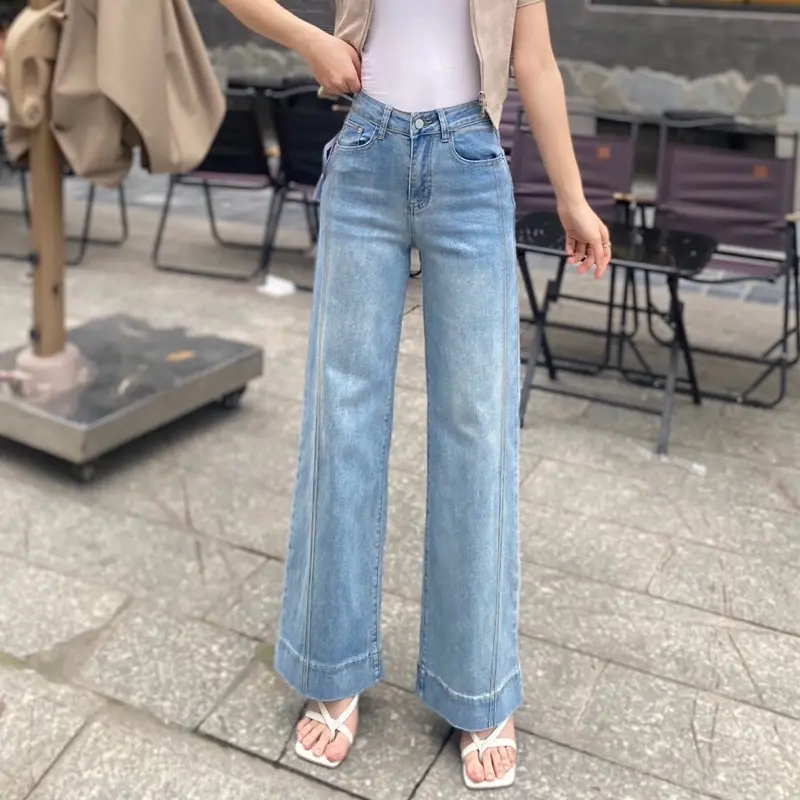 [HAI PHÂN LOẠI DÀI] QUẦN JEAN NỮ QC ỐNG SUÔNG CO GIÃN ĐƯỜNG MAY CHẦN ZIGZAG | BigBuy360 - bigbuy360.vn