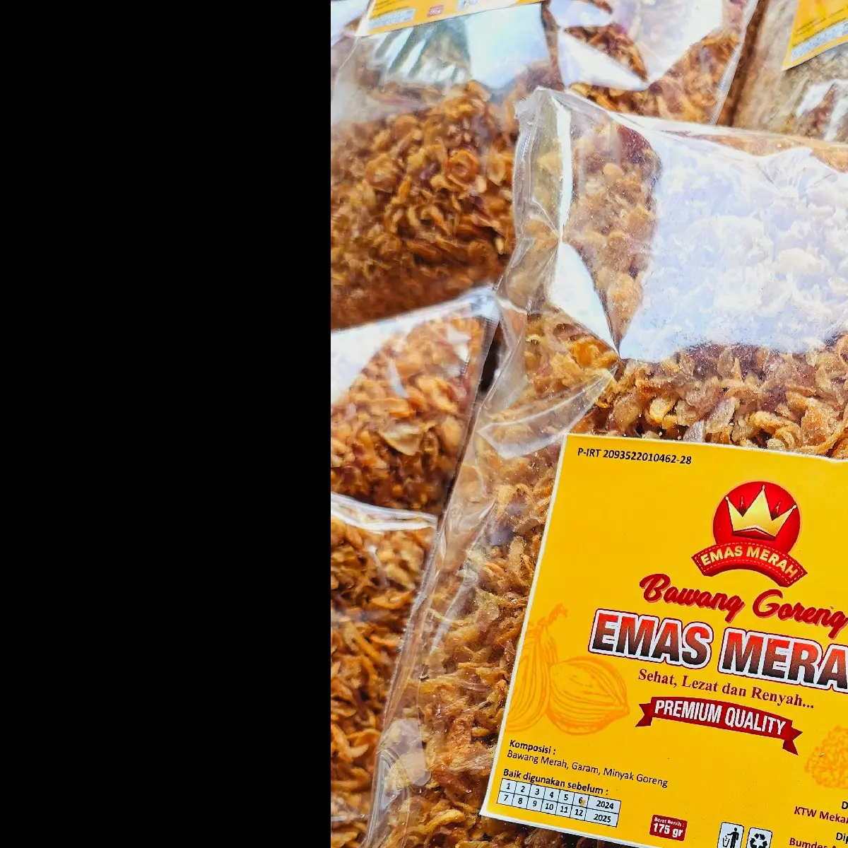 Bawang goreng emas merah premium 1kg