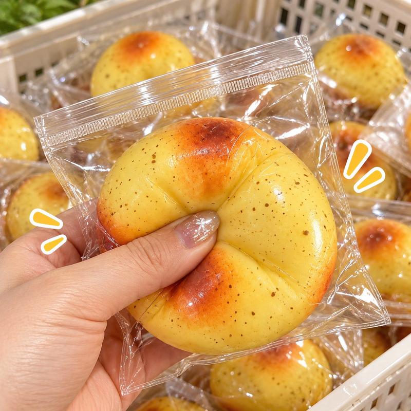 Đồ Chơi Bóp Mềm Hình Bánh Mì Nướng Siêu Thật, Mềm Mại Đàn Hồi Giảm Stress, Quà Sinh Nhật Cho Bạn Gái
