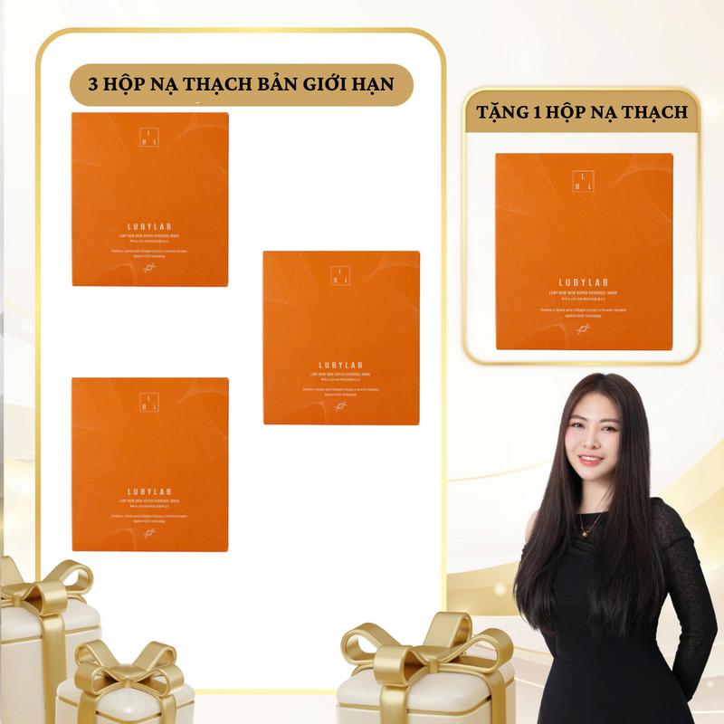 SN1725 - Combo 4 hộp mặt nạ thạch Hydrogel phiên bản giới hạn tổng 16 miếng