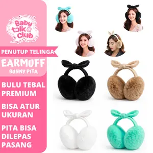 Cute Earmuff Pita Rabbit Import Earwarmer Tutup Telinga Musim Dingin Penutup Telinga
